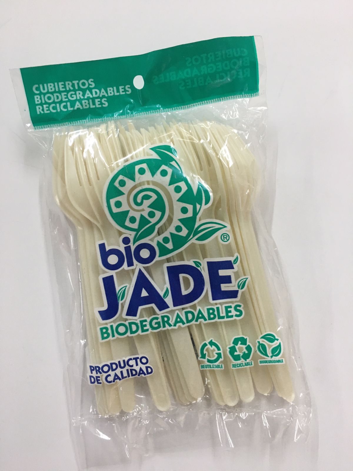 Tenedor Biodegradable Jade