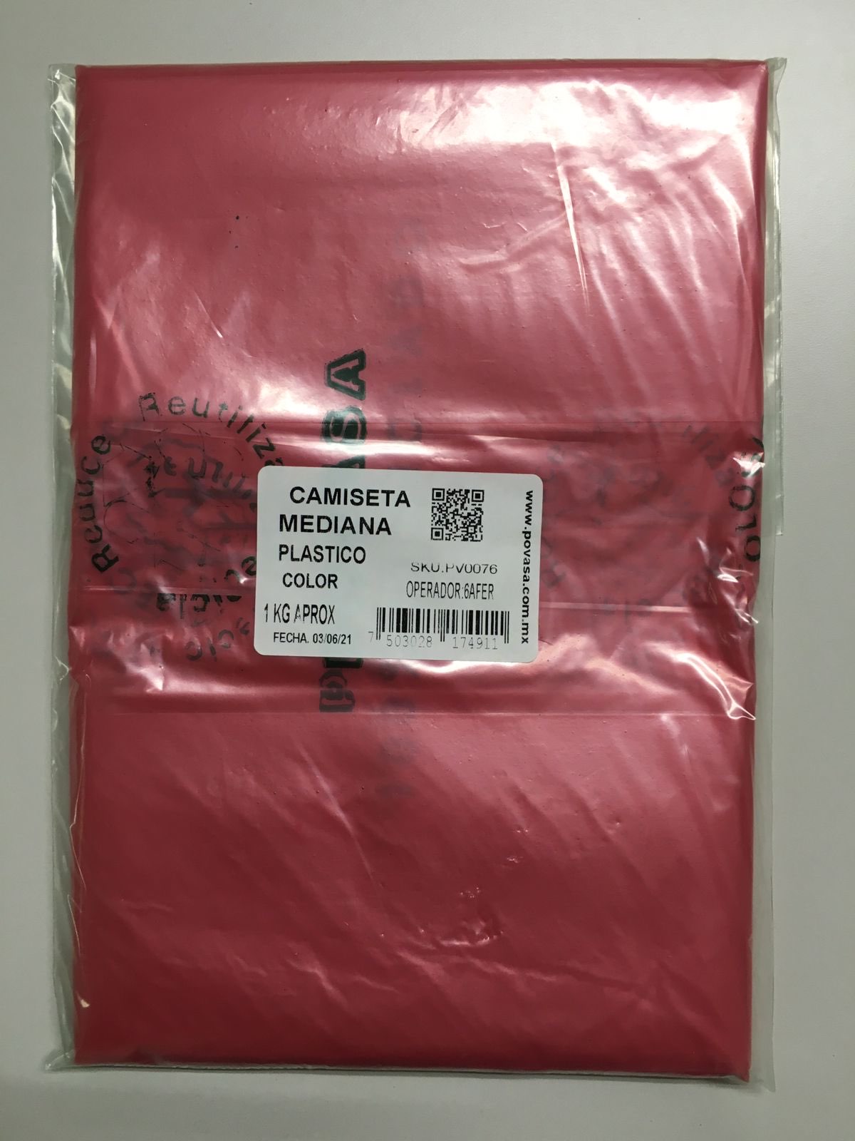 Camiseta Poliseda Ecológica POVASA