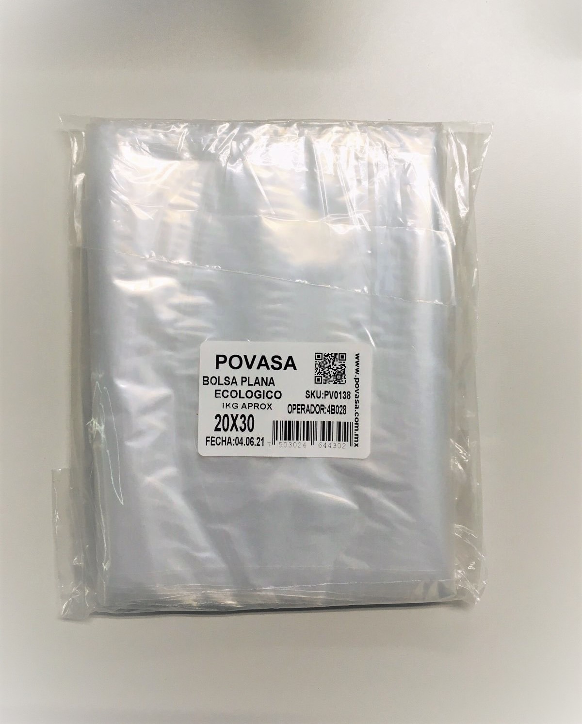 Bolsa Plana Ecológica POVASA
