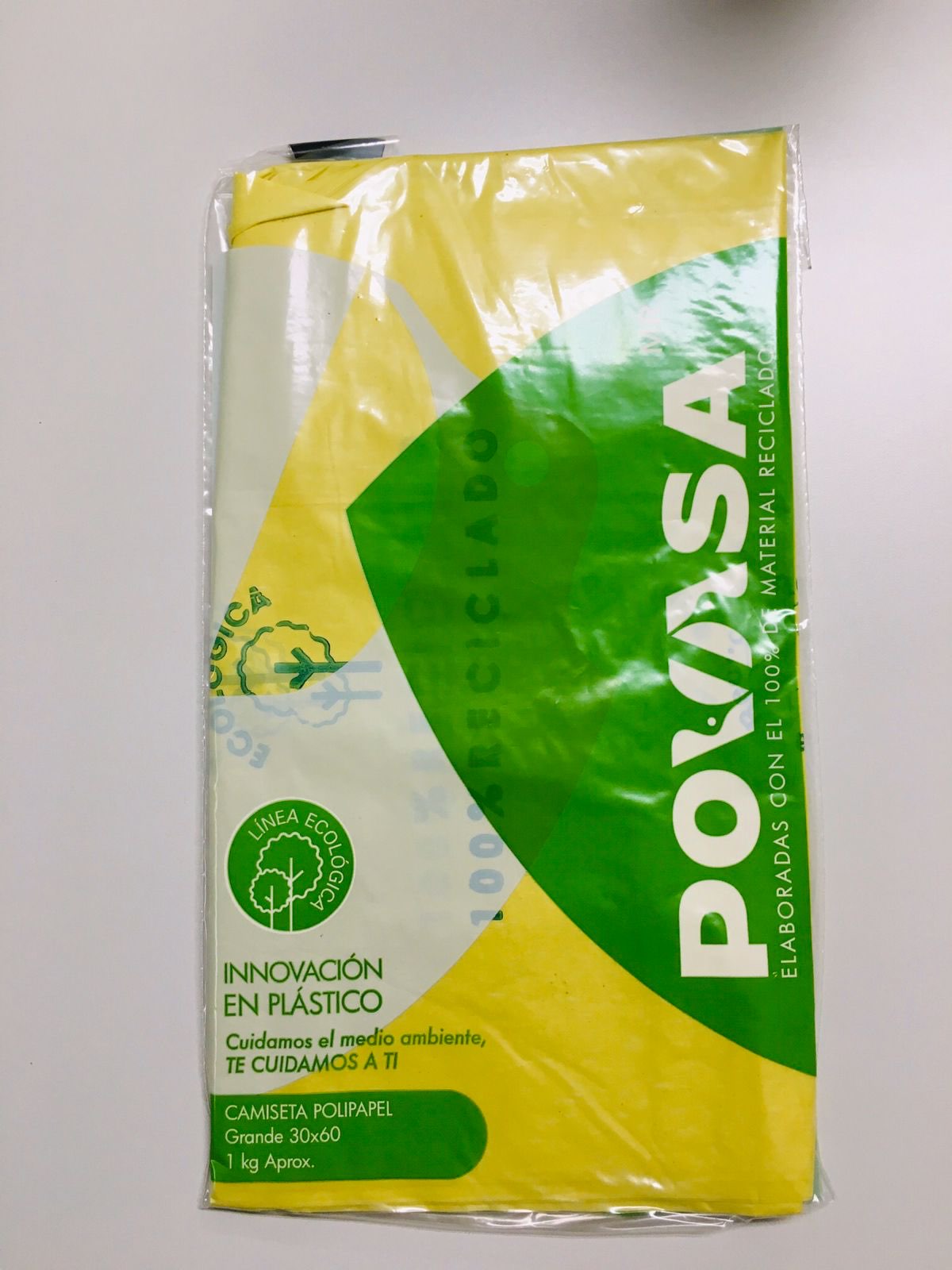 Camiseta Polipapel Ecológica POVASA