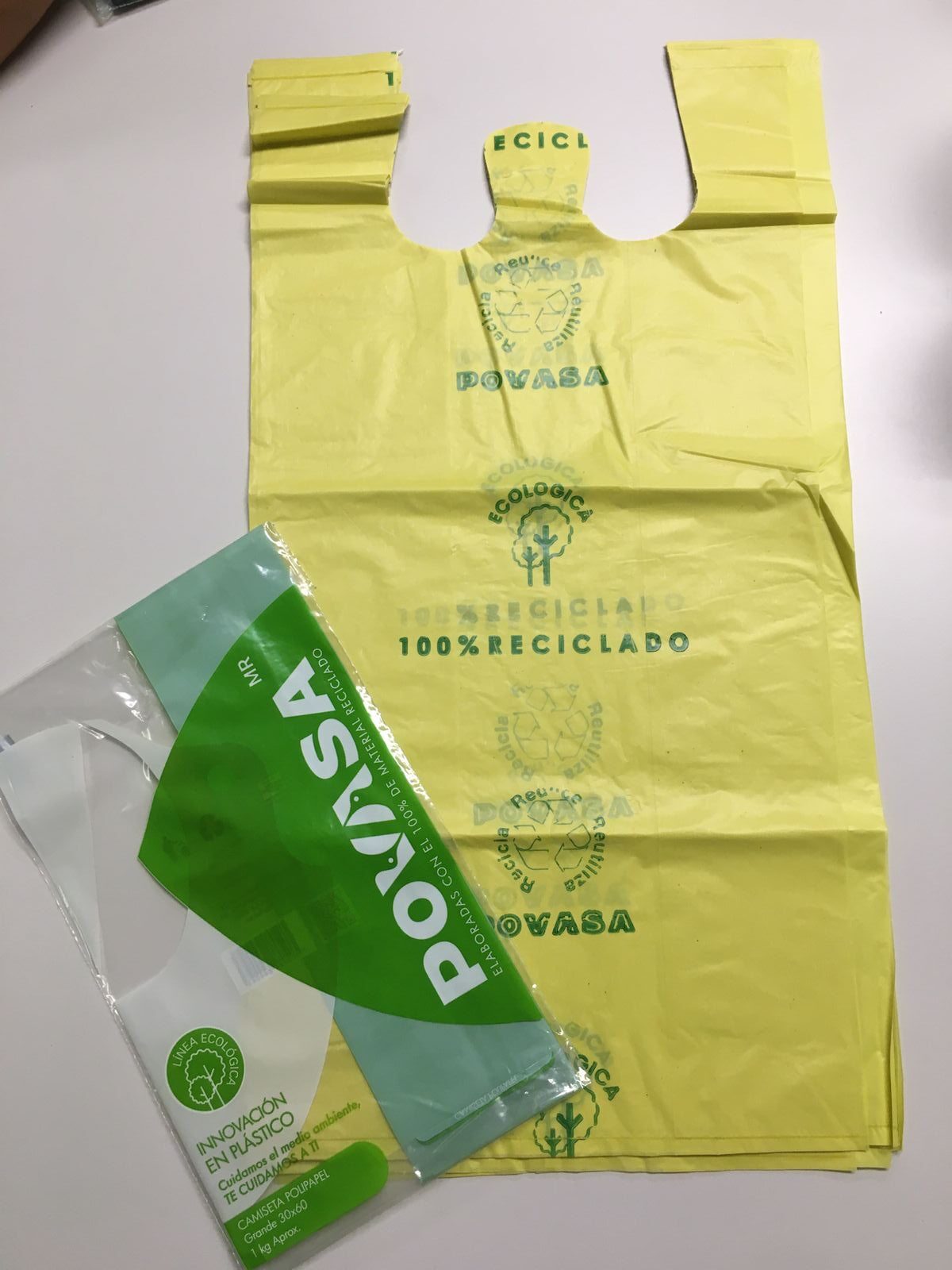 Camiseta Polipapel Ecológica POVASA