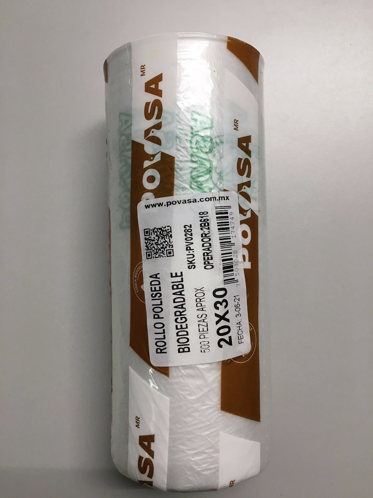 Rollo Poliseda Biodegradable POVASA