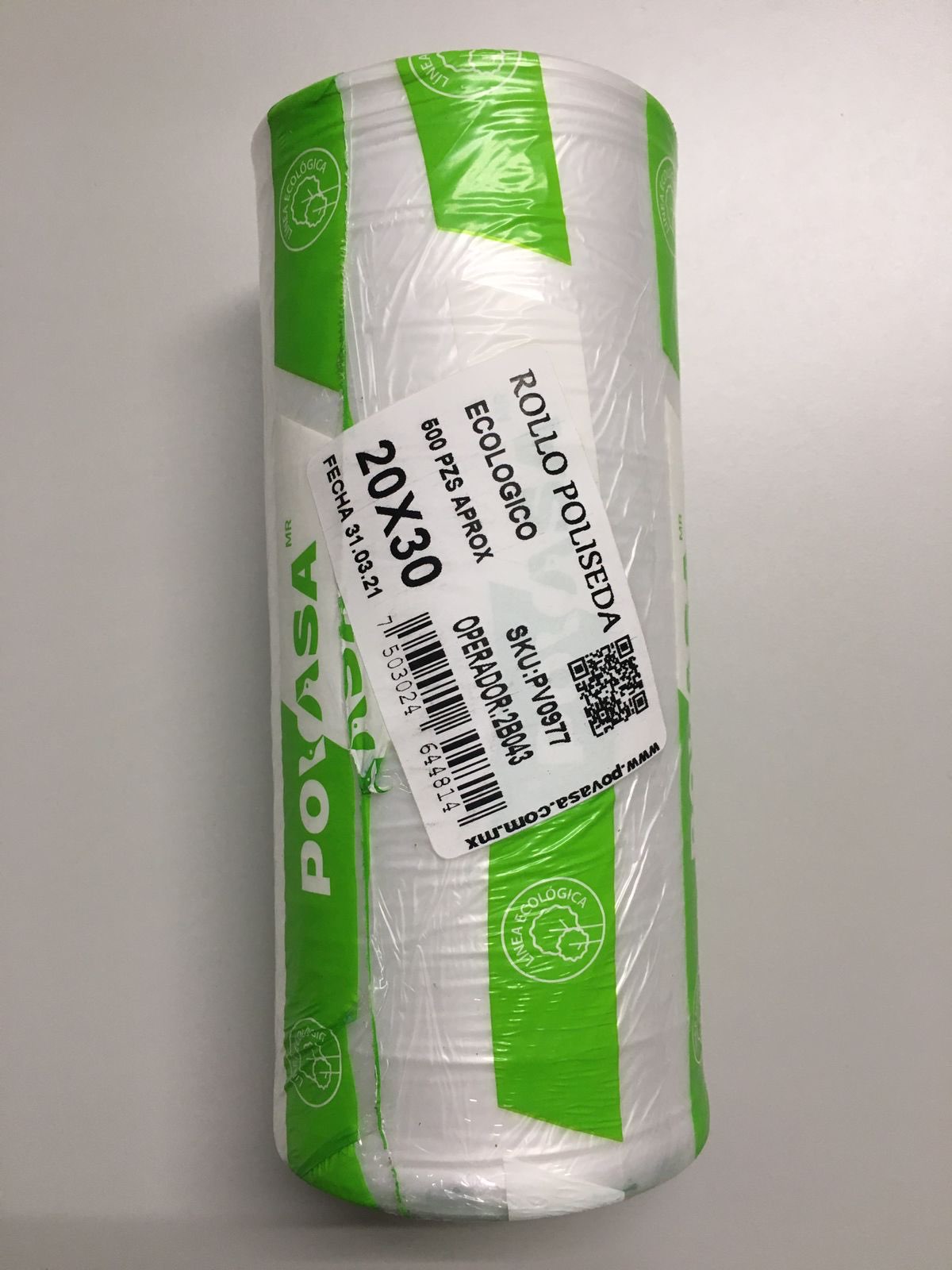 Rollo Poliseda Ecológico POVASA